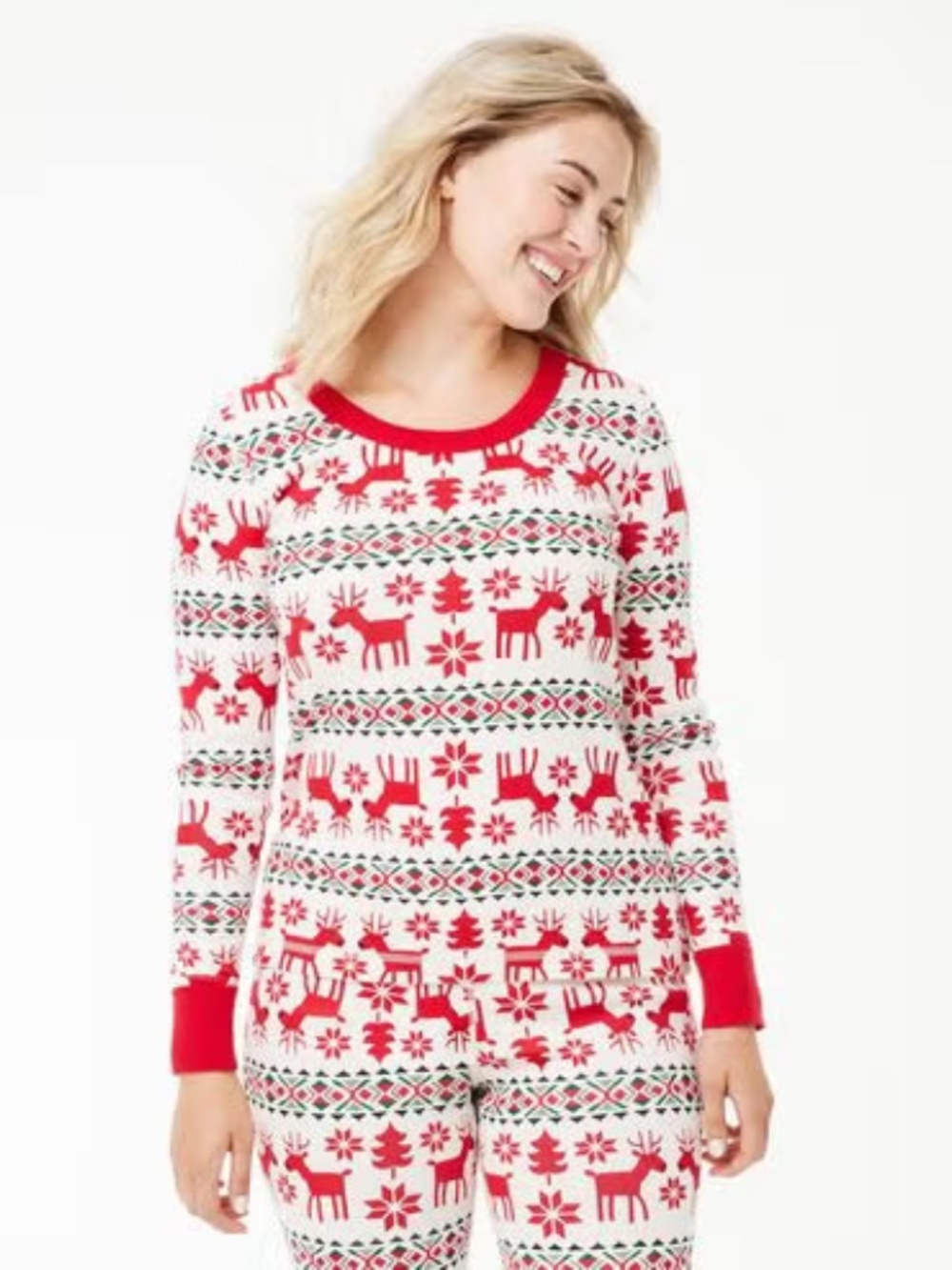 Hanna Andersson Women's Holiday HannaJams™ Pajama Top 100% Organic Cotton S